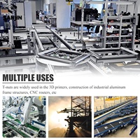 Écrous à rainure en T coulissants, écrou en T demi-rond M6/M8 pour profilé d'extrusion en aluminium série 2020 3030 4040, acier au carbone nickelé