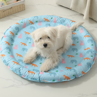 Tapis rafraîchissant moderne d'été pour animaux de compagnie, imperméable, confortable, toucher frais, en PVC, pour petits chiens et chats, anti-morsure, lit de couchage d'intérieur