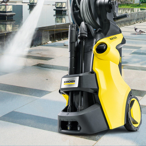 Nettoyeur haute pression silencieux K4 Premium <span class=keywords><strong>Karcher</strong></span>, nettoyage extérieur facile avec poignée télescopique - Product Image 5