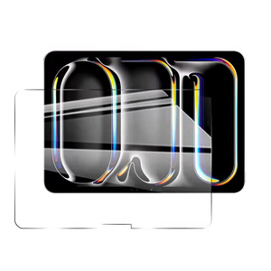 Protector de Pantalla para iPad Pro 2026 11 13 Pulgadas M4 9H, Alta Claridad, Sin Burbujas, Antiarañazos, Compatible con Fundas, Película de Vidrio Templado - Product Image 1