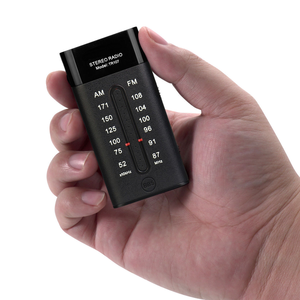Factory Ultra Compact Pocket Size AM FM Stereo Radio with BBS Noise Reduction Analog Tuning and Earphone Jack Battery Operated - Product Image 6