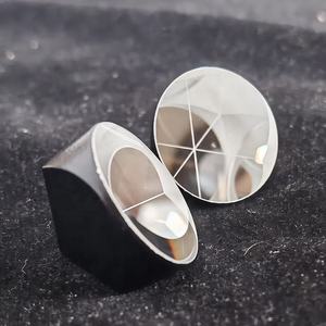 Revestimento de prata dia254mm + preto pintado 5 ", ângulo de precisão, prisão k9 pirâmide de vidro - Product Image 1