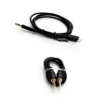Câble audio AUX 8 broches et Type-C vers 3,5 mm, plaqué or, en PVC, stéréo, pour haut-parleur de voiture, casque, longueur personnalisée, compatible OEM
