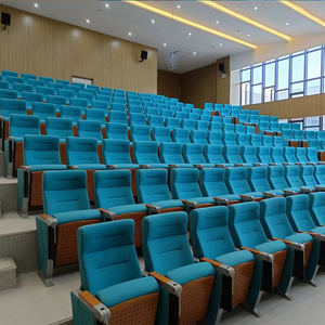 Proveedor de China, venta al por mayor, <span class=keywords><strong>silla</strong></span> de sala de teatro, sillas clásicas de auditorio de tela 3 en 1 con tablero de escritura - Product Image 3