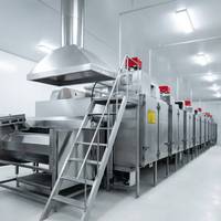 Machine de torréfaction automatique des noix, rôtissoire industrielle à bande continue pour ligne de production alimentaire à grande échelle