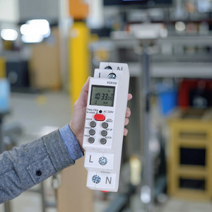 Kg818j kỹ thuật số hẹn giờ chuyển 25A 220V 110V 24V 12V LCD hiển thị hàng Ngày Hàng Tuần lập trình Din Rail 16A Max hiện tại 230V Max - Product Image 4