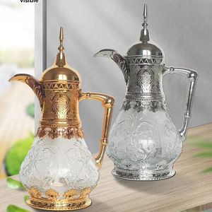 Carafe à eau froide en verre de luxe moyen-orientale, grande capacité, pour usage domestique, style arabe. - Product Image 1