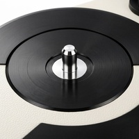 UDREAMER Convertisseur audio RCA professionnel rétro blanc personnalisé avec bras de lecture sans fil 3 vitesses en aluminium