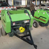 Machine agricole pour ensilage de maïs et ensilage de paille / Presse à foin / Mini-presse à foin ronde à prix abordable