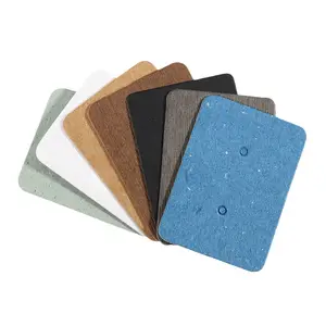 50pcs 크래프트 종이 목걸이 귀걸이 포장 카드 패션 간단한 카드 홀더 종이 여성 보석 포장 카드