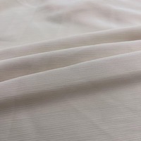 Vente en gros Foulard châle en mousseline de soie froissé personnalisé pour femmes musulmanes Crêpe en georgette rayée de haute qualité en mousseline de soie traditionnelle