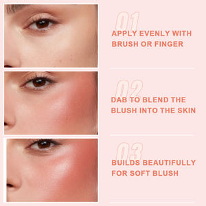 Fard à joues changeant de couleur PH magique et unique longue durée OEM Vente en gros Fard à joues et lèvres végétalien naturel Maquillage noir changeant - Product Image 4