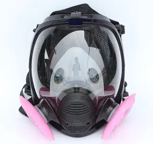 OEM硅胶消防安全球形全脸防毒面具