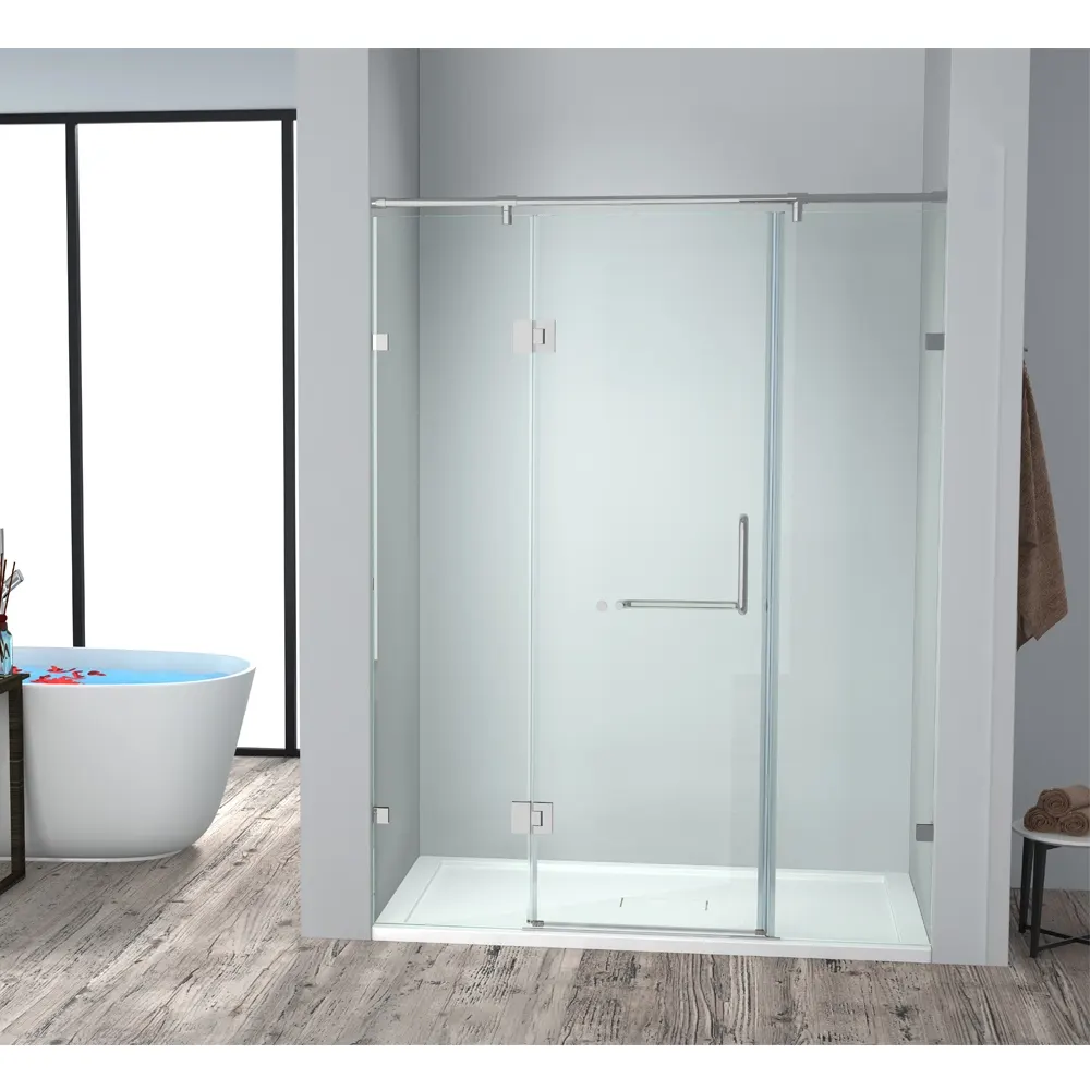 Sale安いClassic Design浴室完全なスライドドアフレームレス強化ガラスシャワーエンクロージャ