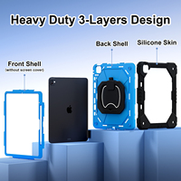 Étui pour tablette iPad Air 13 2024 Samsung Galaxy Tab Xiaomi Huawei Mate Poco Pad Pro 12.1 pouces housse béquille anneau étuis robustes