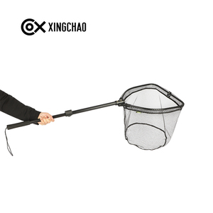Épuisette de pêche pliable portable économique en alliage d'aluminium haute densité et nylon pour la pêche en lac - Product Image 5