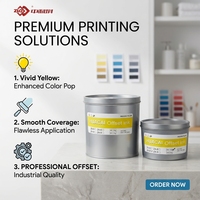 Impression offset feuille par feuille à séchage rapide pour machine d'impression commerciale haute vitesse, faible odeur, qualité supérieure CMYK/couleurs