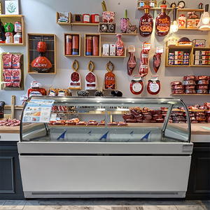 Cửa hàng bán thịt Showcase cho thịt tươi/cá/thịt bò Deli hiển thị tủ lạnh tủ đông - Product Image 1