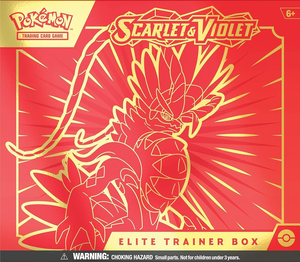 Vente en gros de cartes à collectionner Pokémon TCG Scarlet & Violet Elite Trainer Box Koraidon Red, boîte cadeau de cartes à collectionner, cartes de jeu - Product Image 2