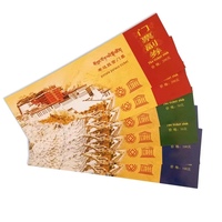 Chine prix de gros professionnel personnalisé oem odm conception concert événements papier billet tirage au sort