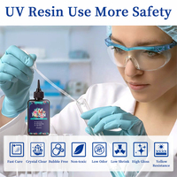 Résine liquide UV transparente haute dureté Bangningsi 200G, sans mélange nécessaire, pour la fabrication artisanale de bijoux DIY