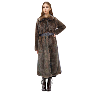 Chaqueta larga de piel sintética para <span class=keywords><strong>mujer</strong></span> KINGSRICH Factory Outlet Venta caliente Nueva tendencia Calidad de lujo Venta directa de fábrica original <span class=keywords><strong>C</strong></span> - Product Image 6