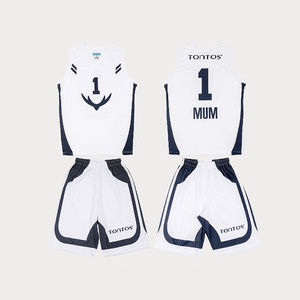 Factory custom dye sublimated youth blank basketball uniform set Wholesale - Product Image 1