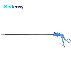 5mm Alat bedah dapat digunakan kembali pegangan biru Laparoskopik gunting tang alat Laparoskopik - Product Image 5