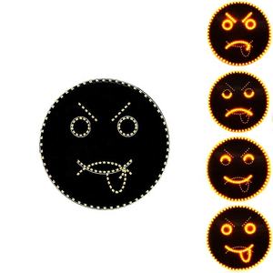 Letrero LED Inalámbrico para Coche con Emoticonos de Feliz, Sonriente, Encantador, <span class=keywords><strong>Enojado</strong></span> <span class=keywords><strong>y</strong></span> <span class=keywords><strong>Triste</strong></span>, Pantalla LED Montada en el Coche - Product Image 2