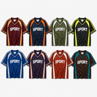 Maillot de football de rue personnalisé OEM, sublimation, coupe ample, 100 % polyester, vêtements de style football