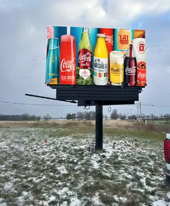 Заводская пользовательская наружная Водонепроницаемая фиксированная Передняя рекламная вывеска для бизнеса, вывеска, вывеска, светодиодный экран - Product Image 2