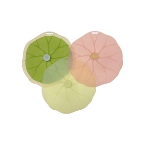 <b>Microwave</b> Freezer Dishwasher Safe Lilypad Silicone Lid for Food Storage and Cooking - Product Image 2