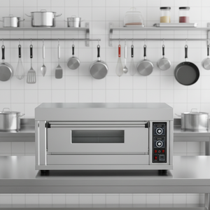 Four électrique <span class=keywords><strong>professionnel</strong></span> à chauffage rapide et uniforme, idéal pour hôtels et boulangeries, 1 niveau, 2 plateaux, directement de l'usine - Product Image 1