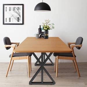 टेबल पैर औद्योगिक कास्ट आयरन स्टील फ्रेम एक्स आकार डेस्क ऑफिस बेंच डिनिंग कॉफी फर्नीचर टेबल टेबल के लिए टेबल टेबल पैर - Product Image 6