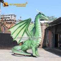 MyDino-decoración para Halloween, dragón animatrónico, AD-2903