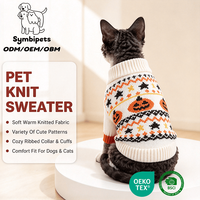 Pull de Noël tricoté pour animaux de compagnie, motif festif, vêtements chauds d'hiver pour petits chiens, tenue pour animaux de compagnie, vente en gros de vêtements pour animaux