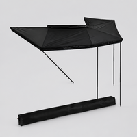 Nouveauté - Auvent de toit de voiture à ouverture automatique rapide, double couche, 270 degrés, tissu Oxford 420D, autoportant, imperméable