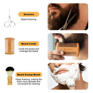 Huile de croissance pour barbe organique de marque privée bouteille d'huile pour barbe emballage kits d'huile pour barbe pour hommes OEM - Product Image 5