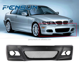 Fournisseur de kits de pare-chocs de haute qualité pour BMW Série 3 <span class=keywords><strong>E46</strong></span> 1999-2006, couvre-pare-chocs avant avec feux antibrouillard, style <span class=keywords><strong>M3</strong></span> - Product Image 1