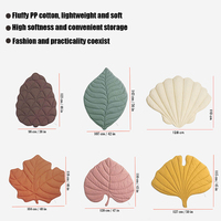 Couverture décorative 3D en forme de feuille pour animaux de compagnie, coussin, couverture pour chat et chien, refroidissement doux et lavable, pour lit et canapé pour chien