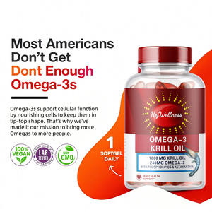 Groothandel Omega 3 <span class=keywords><strong>Krill</strong></span> Olie 1000mg Supplement 60 Softgels Met Fosfolipiden Astaxanthine Zachte <span class=keywords><strong>Capsules</strong></span> <span class=keywords><strong>Krill</strong></span> Visolie voor Volwassenen - Product Image 6