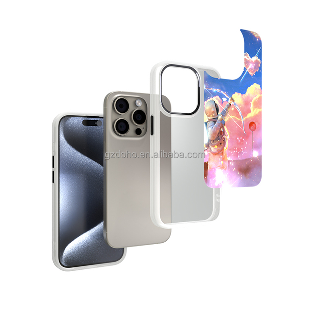 JoyMonki CUSTOMIZABLE BACK MAGNETIC COMPATIBLE PHONE CASE WITH THICKENED DROP-PROOF FRAME Freely DIY Patterns for UV Printer
