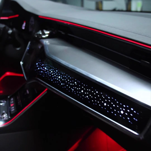 Éclairage d'ambiance OEM SJC pour <span class=keywords><strong>Audi</strong></span> A7/C8/S7/RS7 modèles 2019-2025 avec accessoires de garniture LED dynamiques 64 couleurs - Product Image 2