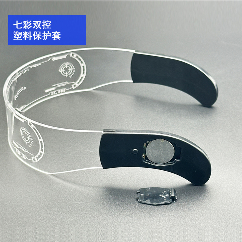 Full-color dual-control plastic earphones-opp bag-c1