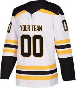 Jersey Latihan Olahraga Tim Kustom Murah Grosir Sublimasi Pewarna Slim Fit Jersey Hoki Es - Product Image 5