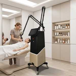 เครื่องเลเซอร์ CO2 Fractional รุ่นล่าสุด 10600nm สำหรับกำจัดจุดด่างดำและฟื้นฟูผิว ได้รับมาตรฐาน CE OEM ODM - Product Image 1