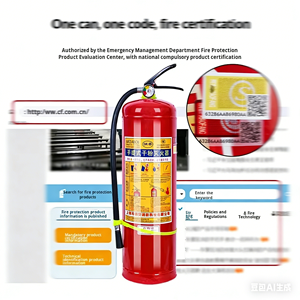 מטף כיבוי אש אדום נייד 2/3/5/8 ק\"ג עם תקן 3C למכוניות, חנויות, מפעלים ומשרדים - Product Image 5