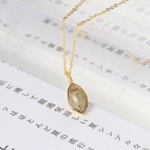 <span class=keywords><strong>Accessori</strong></span> donna Minimalista <span class=keywords><strong>925</strong></span> <span class=keywords><strong>Argento</strong></span> Naturale Gioiello di Pietra Africano Labradorite Collane NI103 - Product Image 4