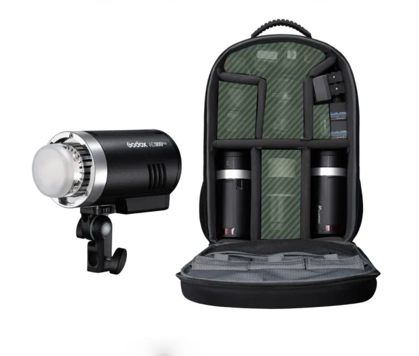 Godox Outdoor Flash AD300Pro Dual Flashes Backpack Kit Precise Power Control And Built-in Two-color Modeling Light