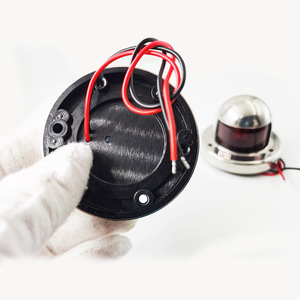 Stainless Steel Boat Navigation Light 12V Left <b>Red</b> Right Green Dual Color For Yachts And Boats - Product Image 3